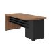 Mesa de Escritório Celestine 4 GV Nogal e Preta