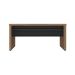 Mesa de Escritório Dante Nogal e Preta 150 cm