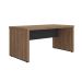 Mesa de Escritório Dante Nogal e Preta 150 cm