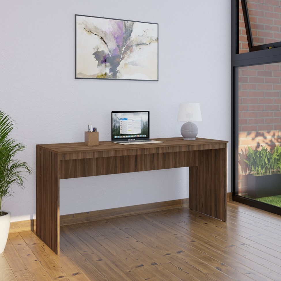 Mesa de Escritório Diretor Nogal 160 cm