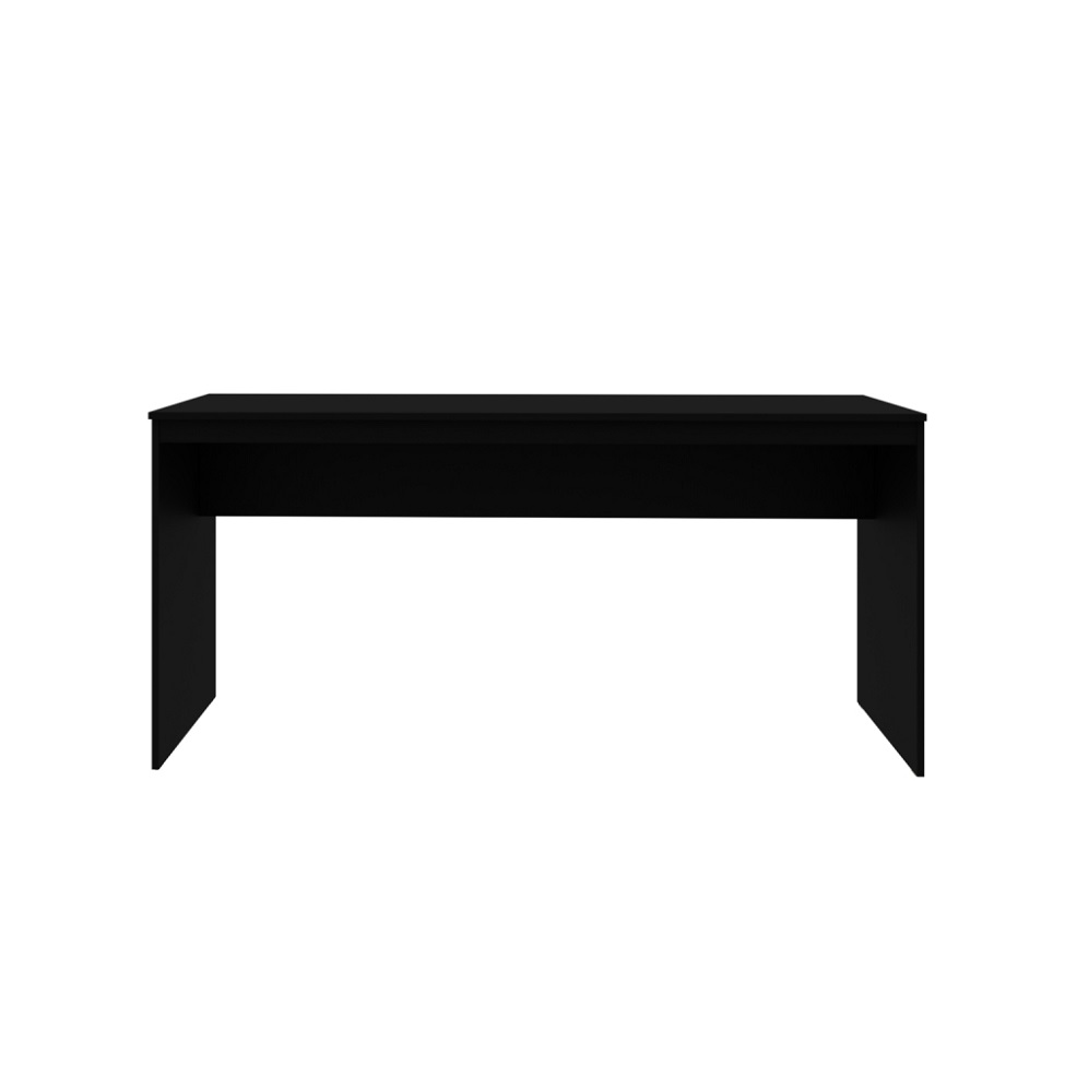 Mesa de Escritório Diretor Preta 160 cm