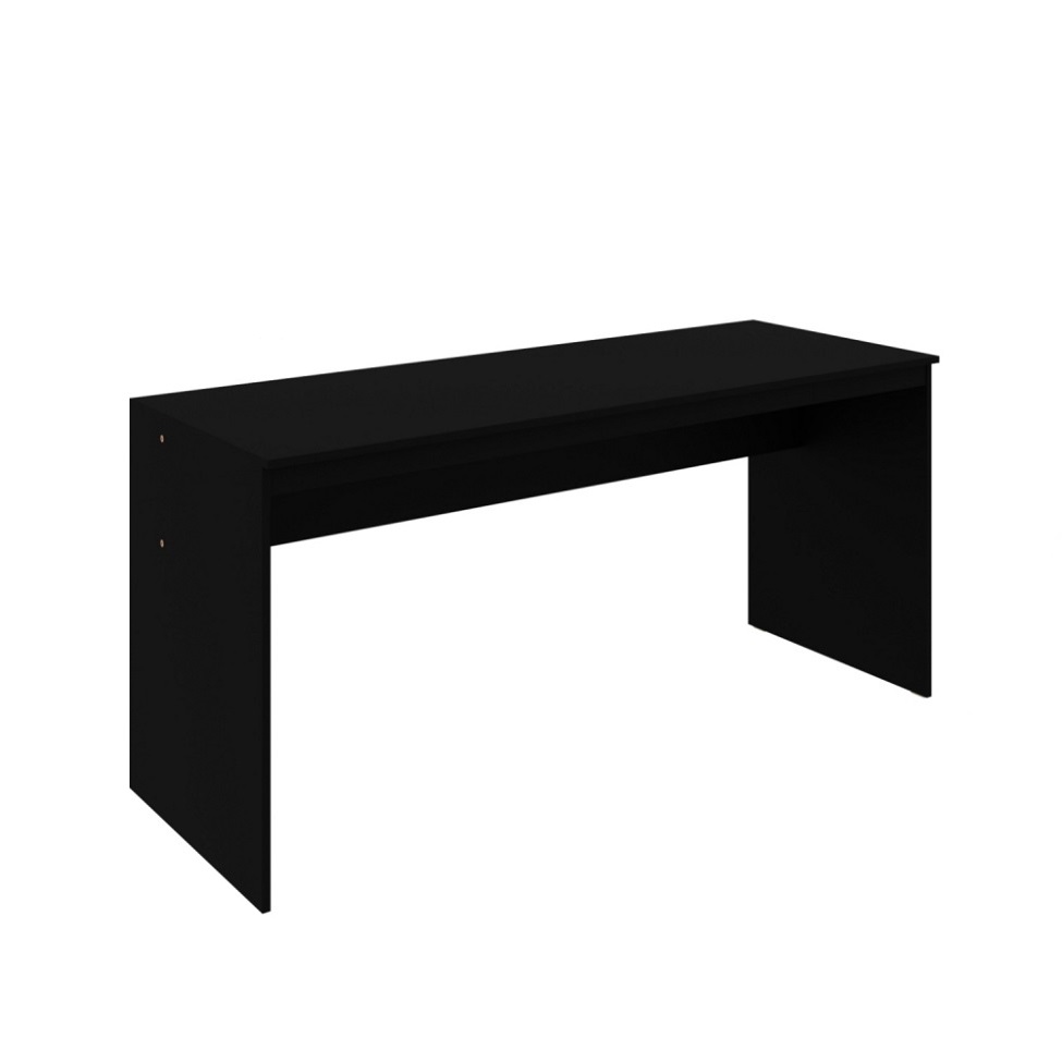 Mesa de Escritório Diretor Preta 160 cm