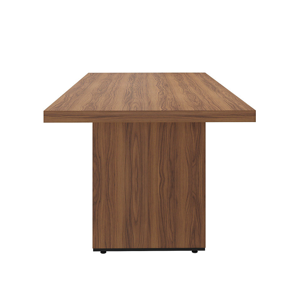 Mesa de Escritório Iver Nogal e Preta