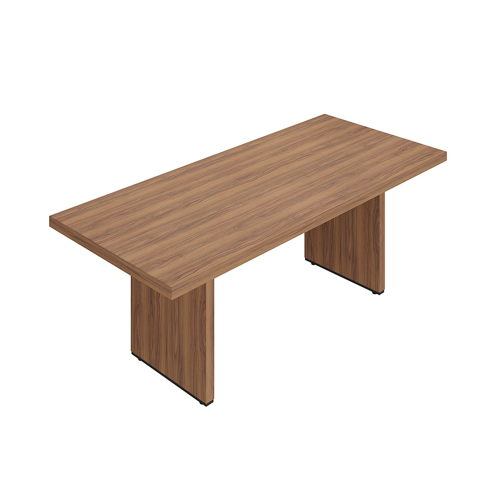 Mesa de Escritório Iver Nogal e Preta