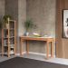Mesa de Escritório Lanes 100% MDF 1 Gaveta Off White e Freijó