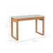 Mesa de Escritório Lanes 100% MDF 1 Gaveta Off White e Freijó