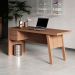 Mesa de Escritório Lena 2 GV Amêndoa