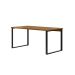 Mesa de Escritório Málaga Nogal e Preta 150 cm