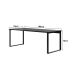 Mesa de Escritório Málaga Preta 190 cm