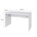 Mesa de Escritório Office Branca 120 cm