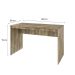 Mesa de Escritório Office Carvalho 120 cm
