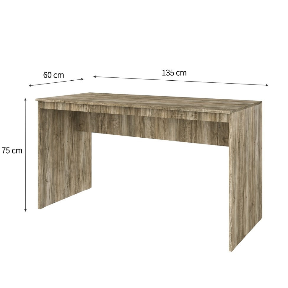 Mesa de Escritório Office Cavalho 135 cm