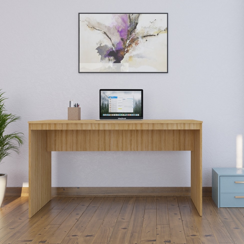 Mesa de Escritório Office Mel 135 cm