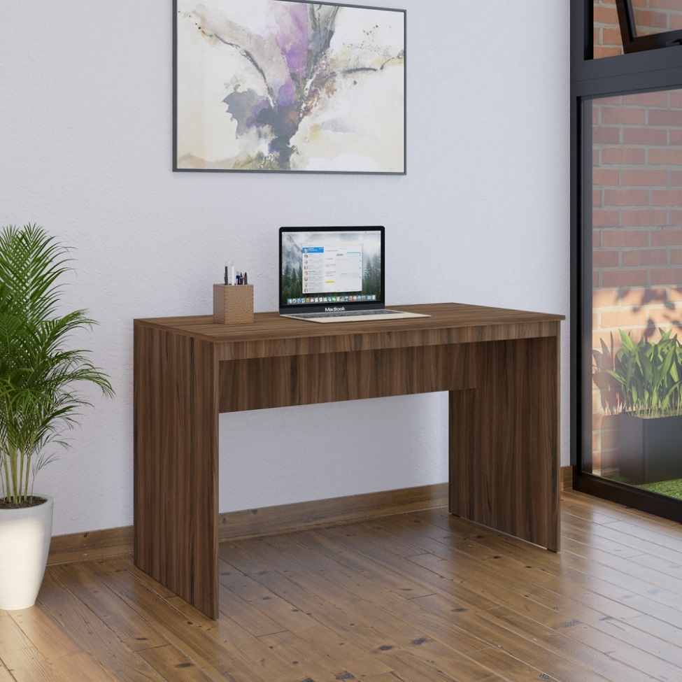 Mesa de Escritório Office Nogal 120 cm