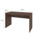 Mesa de Escritório Office Nogal 120 cm