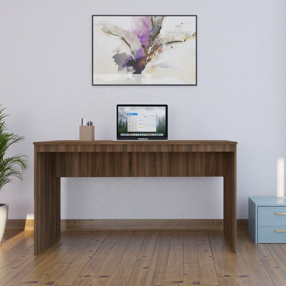 Mesa de Escritório Office Nogal 135 cm