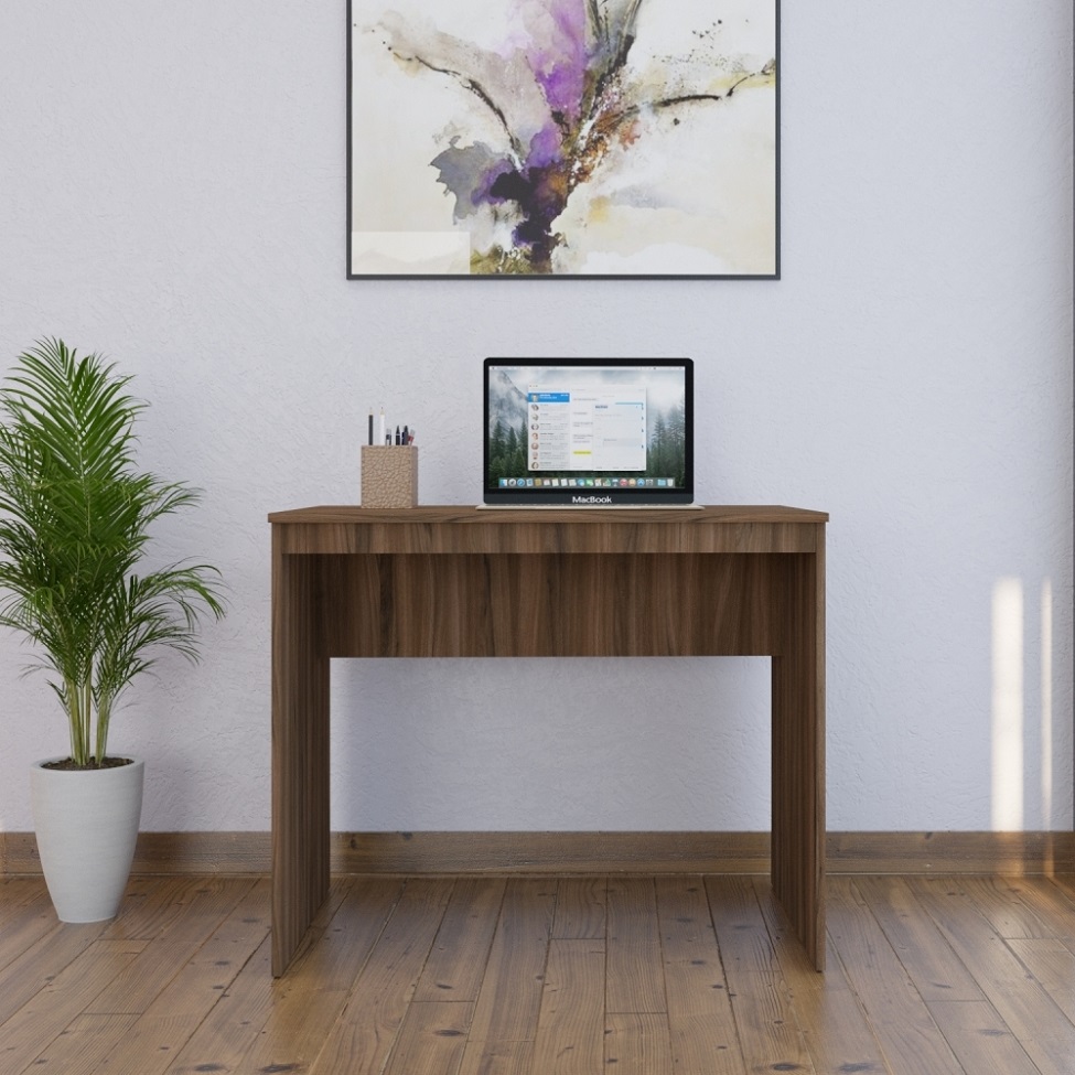 Mesa de Escritório Office Nogal 90 cm