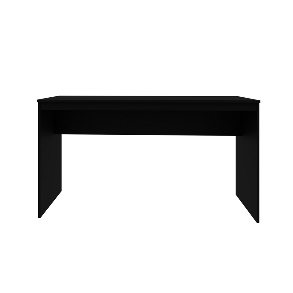 Mesa de Escritório Office Preta 135 cm