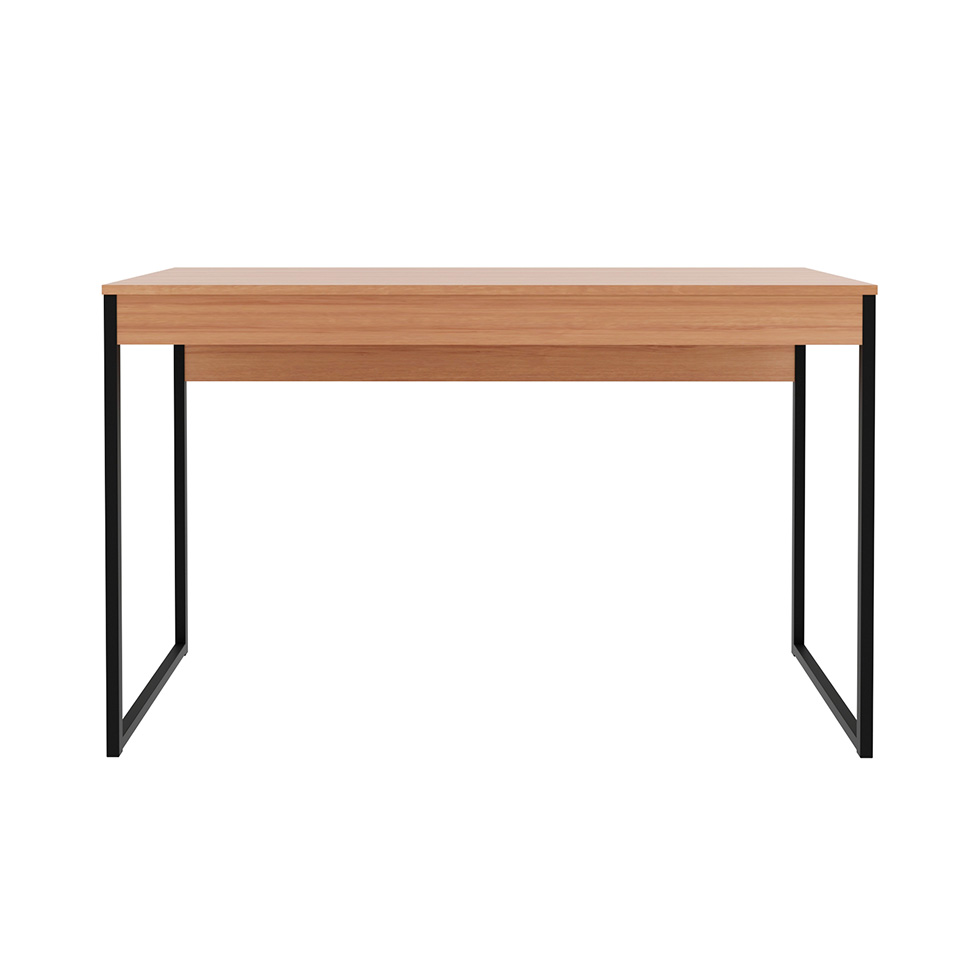 Mesa de Escritório Pandora Amêndoa e Preta