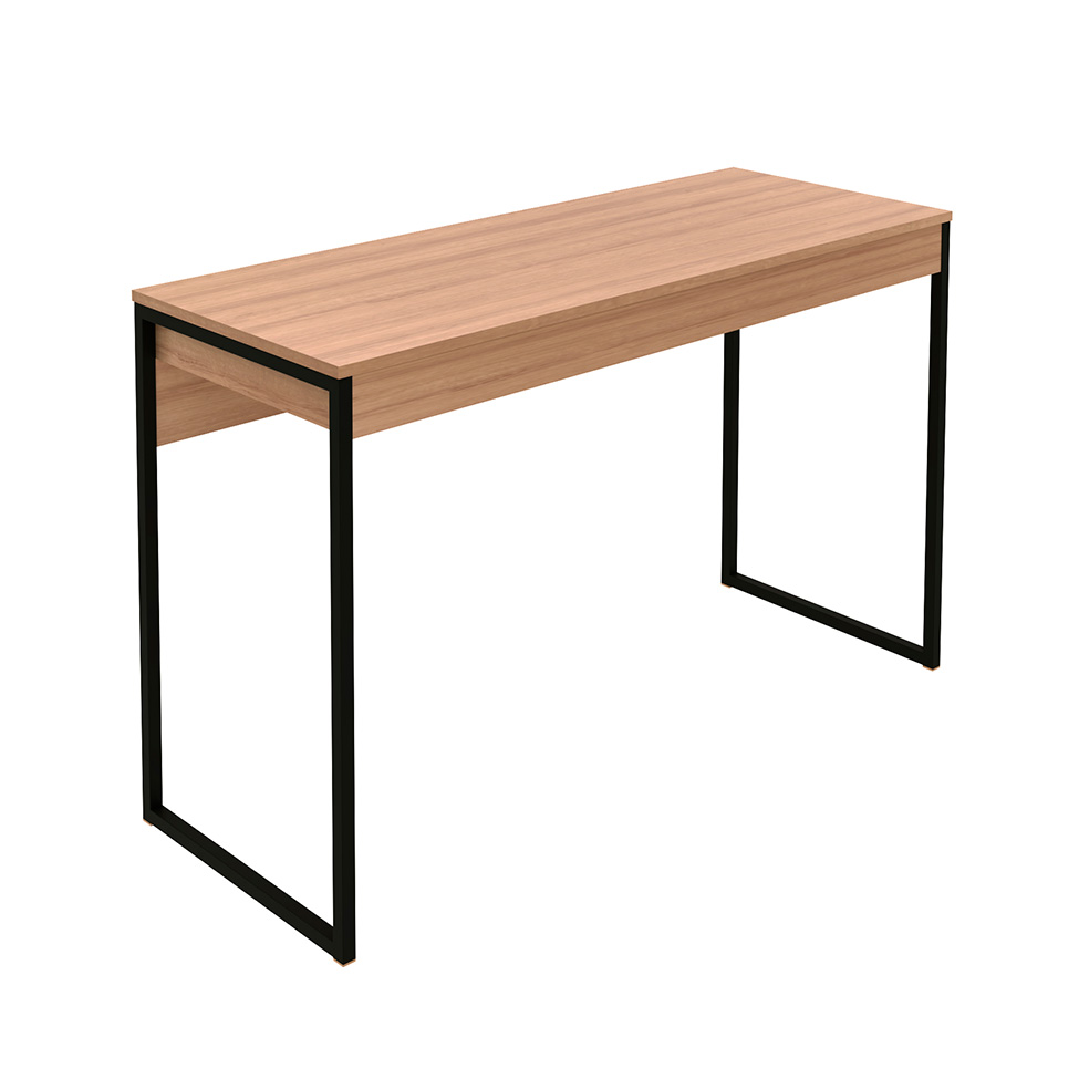 Mesa de Escritório Pandora Amêndoa e Preta