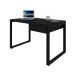 Mesa de Escritório Retangular Miguel 1 GV Preta 120 cm