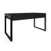 Mesa de Escritório Retangular Miguel 1 GV Preta 150 cm