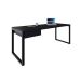 Mesa de Escritório Retangular Miguel 1 GV Preta 190 cm