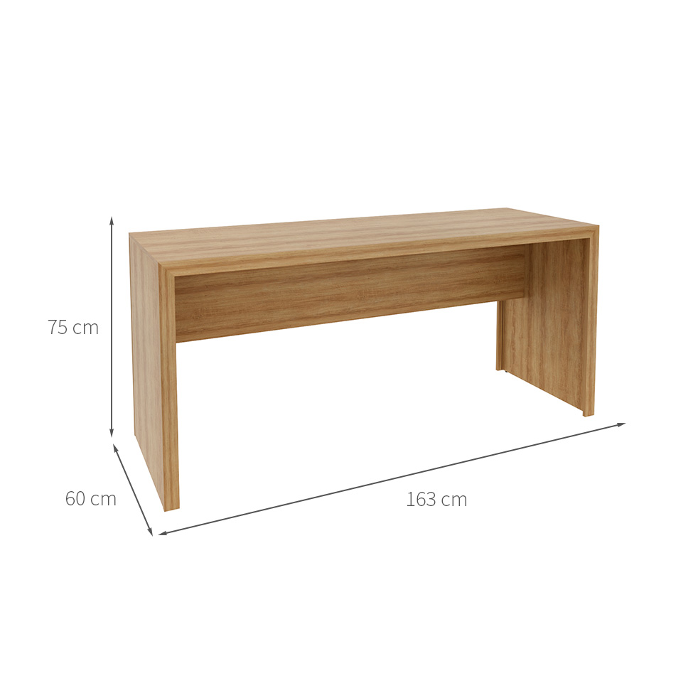 Mesa de Escritório Sofi Amêndoa