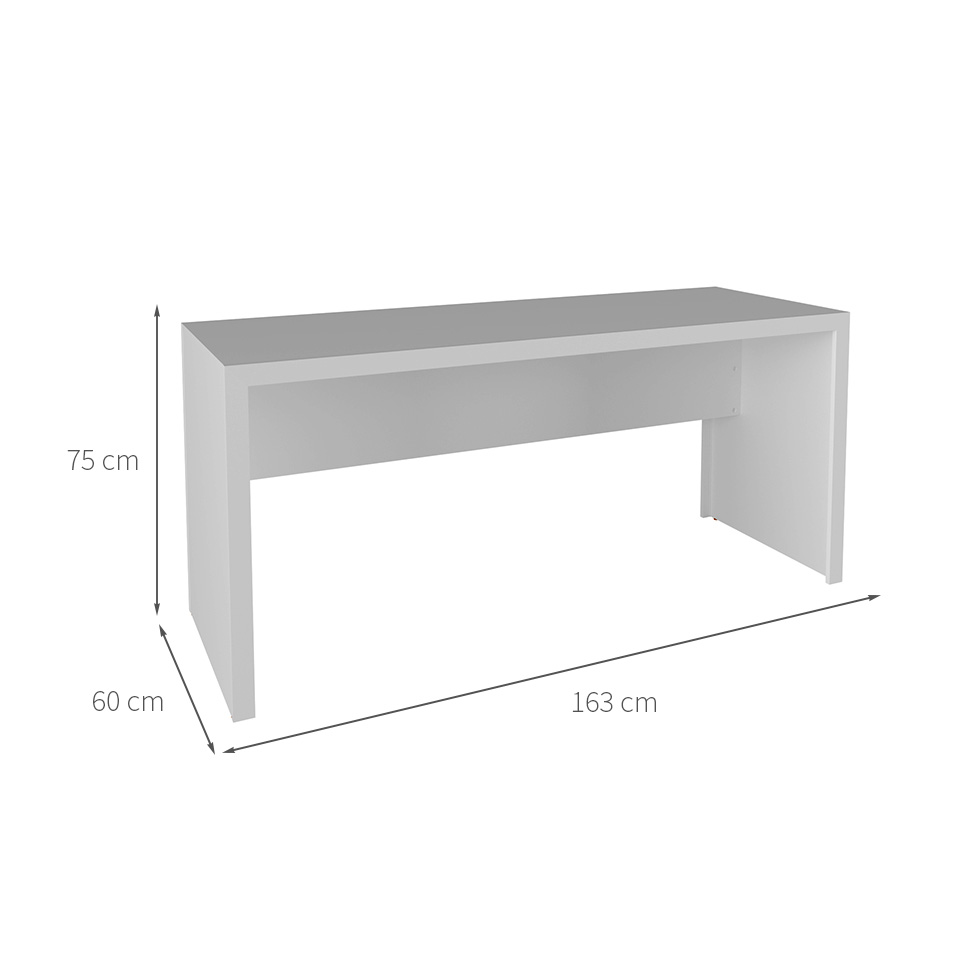 Mesa de Escritório Sofi Branca