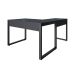 Mesa de Escritório em L Miguel Preta 120 cm
