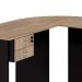 Mesa de Escritório em L New City 2 GV Calvi e Preta 180 cm