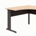 Mesa de Escritório em L New City Calvi e Preta 120 cm