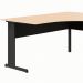 Mesa de Escritório em L New City Calvi e Preta 160 cm