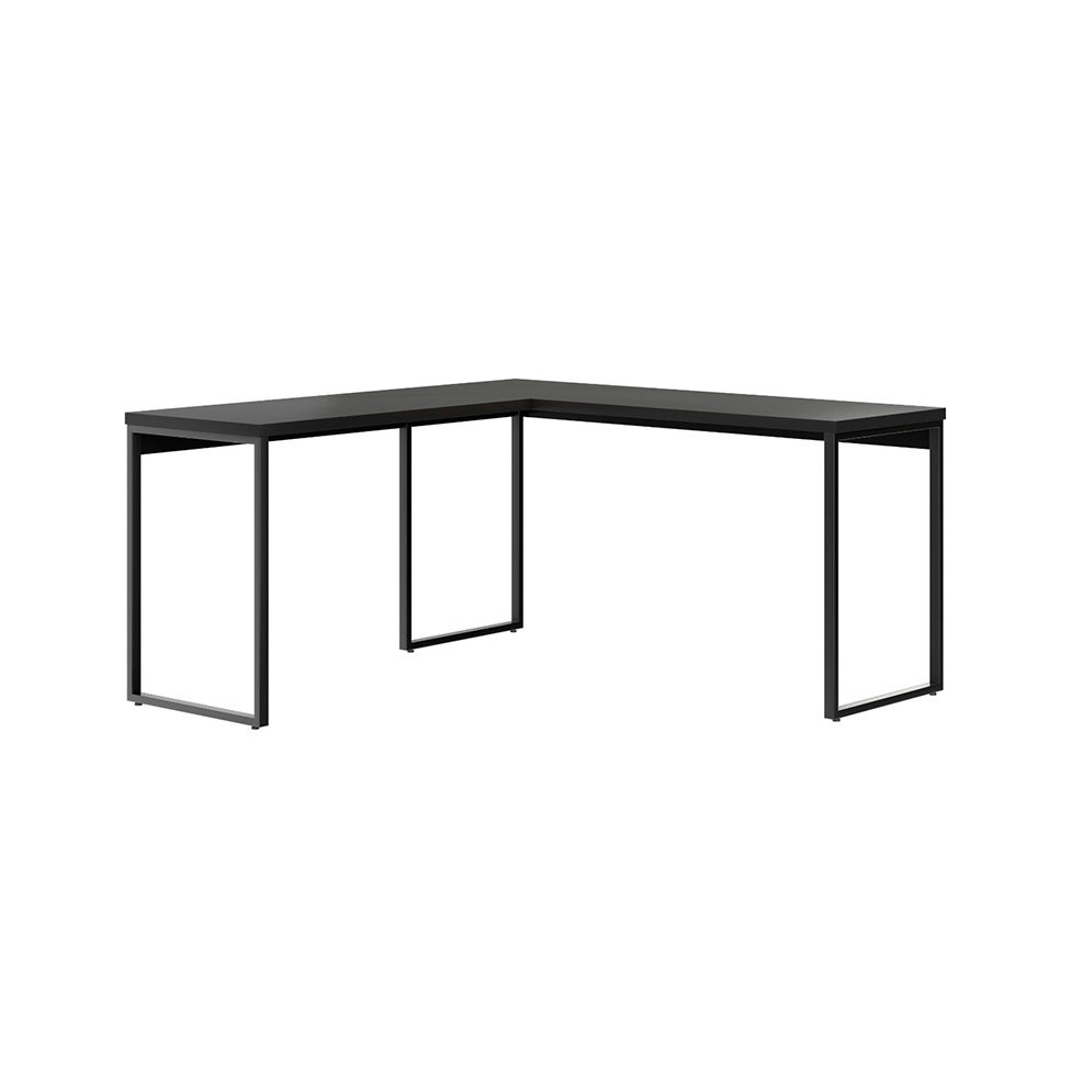 Mesa de Escritório em L Sevilha Preta