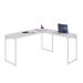 Mesa de Escritório em L Studio Branca 150x140 cm