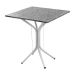 Mesa de Jantar Quadrada Thais Branca 70 cm