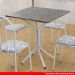 Mesa de Jantar Quadrada Thais Branca 70 cm