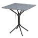 Mesa de Jantar Quadrada Thais Preta 70 cm