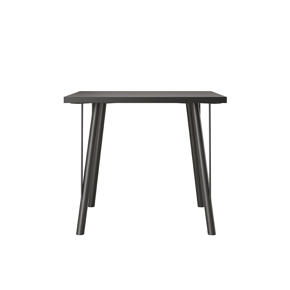 Mesa de Jantar Quadrada Yara Preta 80 cm