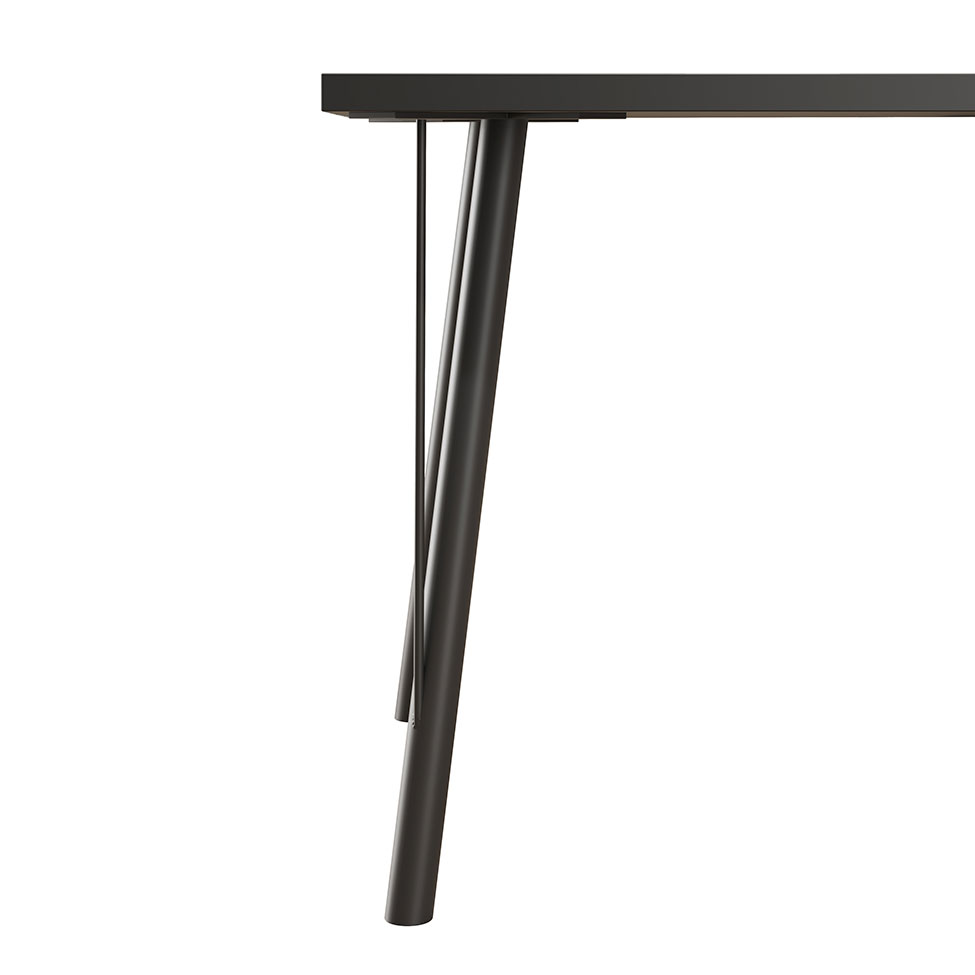 Mesa de Jantar Quadrada Yara Preta 80 cm