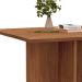 Mesa de Jantar Quadrada com Tampo em MDF Paris Cedro 90 cm