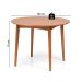 Mesa de Jantar Redonda Olmo Mel 100 cm