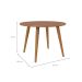 Mesa de Jantar Redonda com Tampo MDF Dani Cinamomo 109 cm