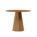 Mesa de Jantar Redonda com Tampo MDF Isis Ypê 100 cm
