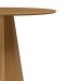 Mesa de Jantar Redonda com Tampo de MDF Isis Ypê 117 cm