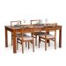 Mesa de Jantar Retangular Extensível Zuzu Madeira Maciça Garapa 220 cm