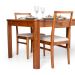 Mesa de Jantar Retangular Extensível Zuzu Madeira Maciça Garapa 220 cm