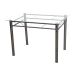 Mesa de Jantar Retangular Palma Preta 107 cm