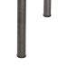 Mesa de Jantar Retangular Palma Preta 107 cm