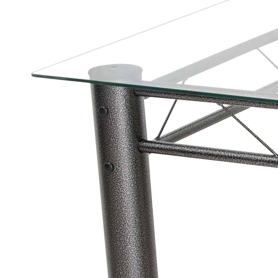 Mesa de Jantar Retangular Preto Carla I